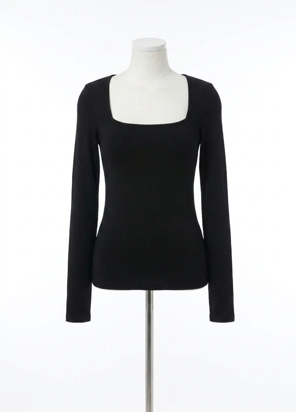 NEW FAVORITE DAUGHTER harvey square neck top in black